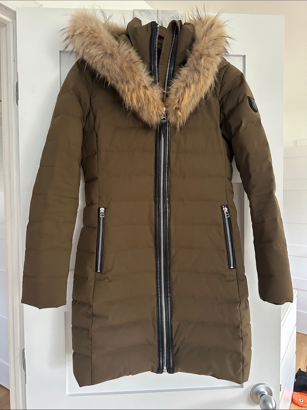 Rudsak/Atelier Noir down parka raccoon fur trim size small